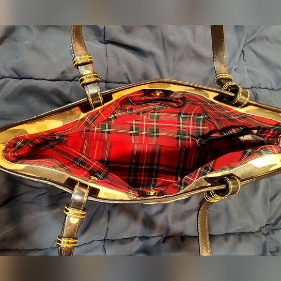 Dooney & Bourke Scottish Terriers/Scottie Dogs Tote Bag shoulder bag purse - Picture 5 of 7